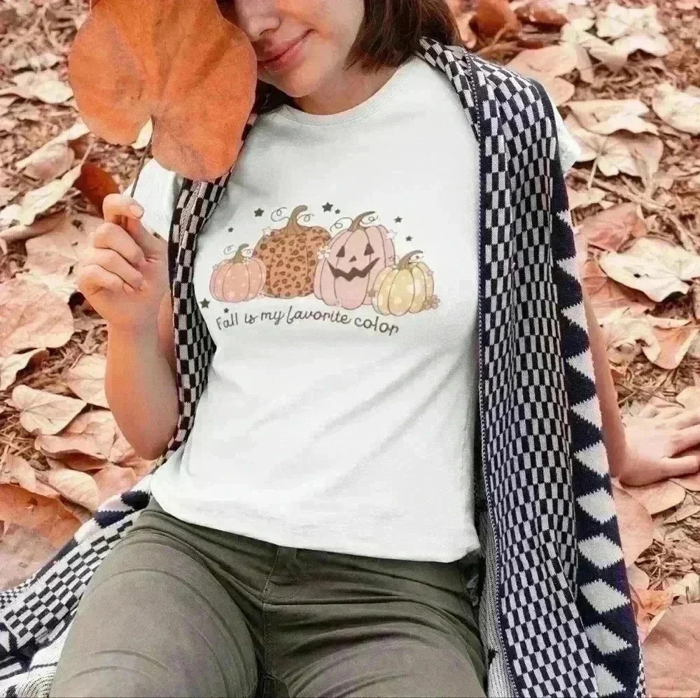 Nataly thyme fall is my favorite color tee shirt - Picture 2 of 2